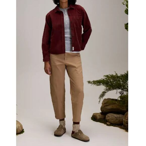 Alpine Design Women's Dark Auburn Corduroy Shirt Size L - Picture 2 of 8